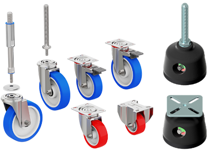 Swivel bracket wheels
